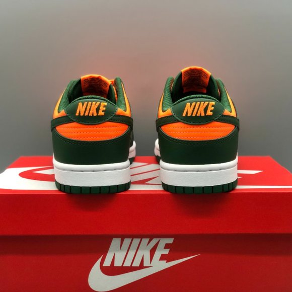 Nike Dunk Low Retro x Miami Hurricanes Sneakers - Picture 3 of 6